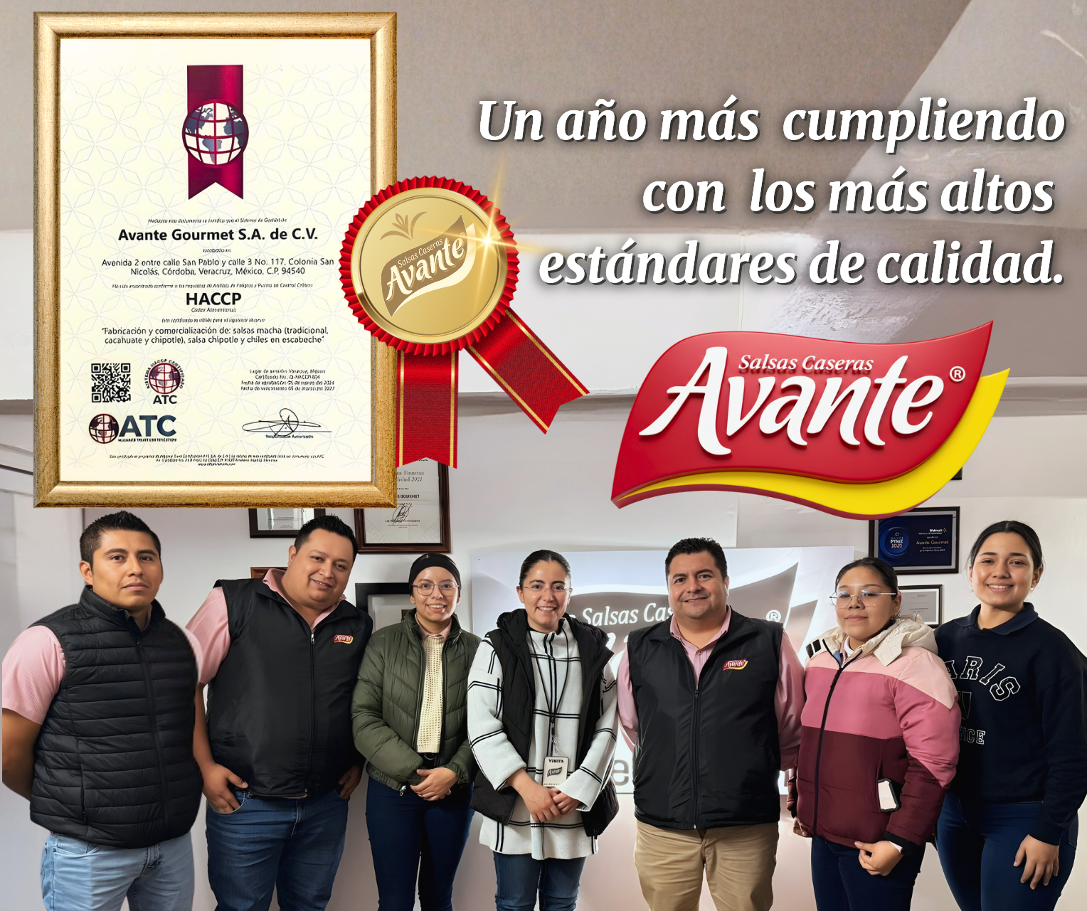 Un compromiso que se refrenda: Certificación HACCP